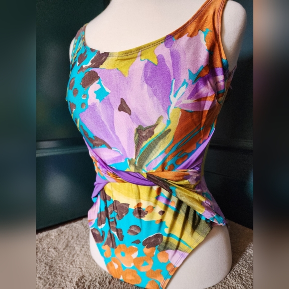 Cole of California Vintage One piece Swimsuit - Size 12 - Picture 12 of 13